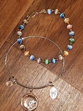 Mother Daughter Bracelet And Glass Bead Bracelet